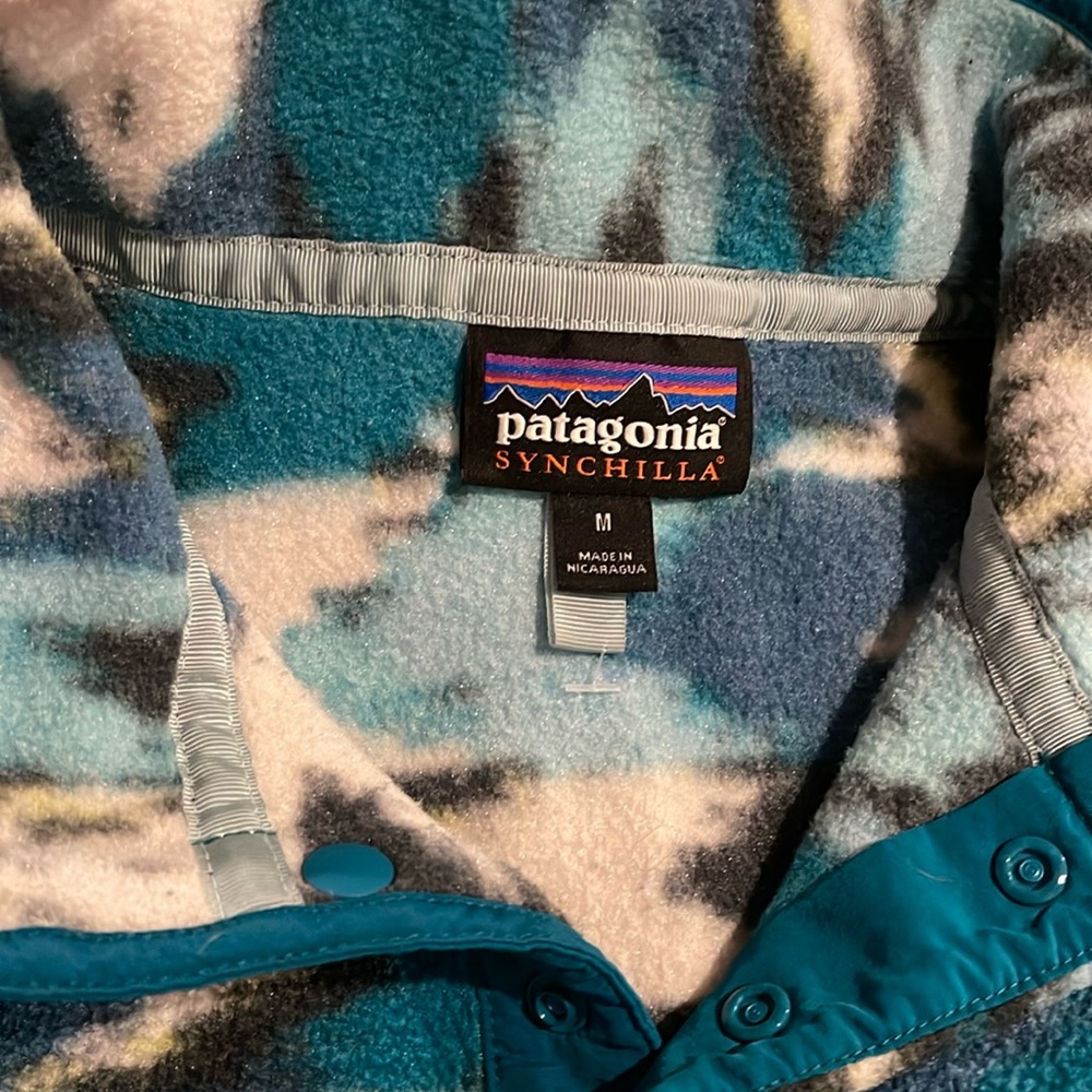 PATAGONIA SYNCHILLA TROUT TALES FLEECE Pull Over